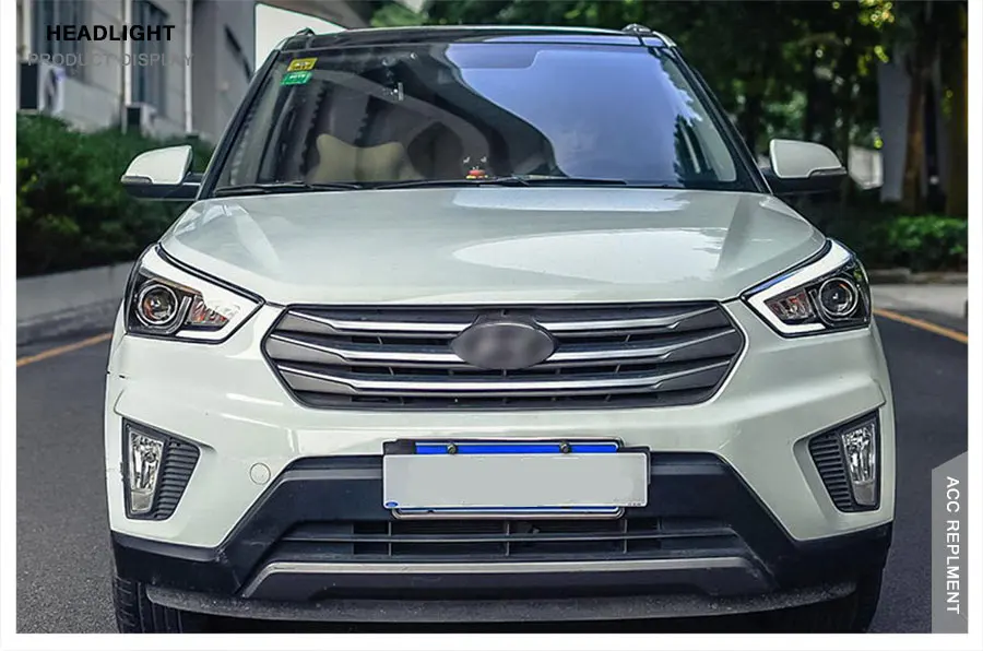 2 шт. светодиодный фары для hyundai ix25-теперь светодиодный автомобильный фонарь ангельские глазки ксенон HID комплект Противотуманные фары светодиодный дневные ходовые огни