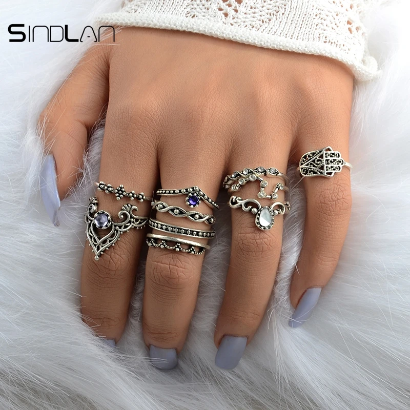 Новинка Свадебные 10 шт./компл. богемные полые узоры капли воды корона винтажные