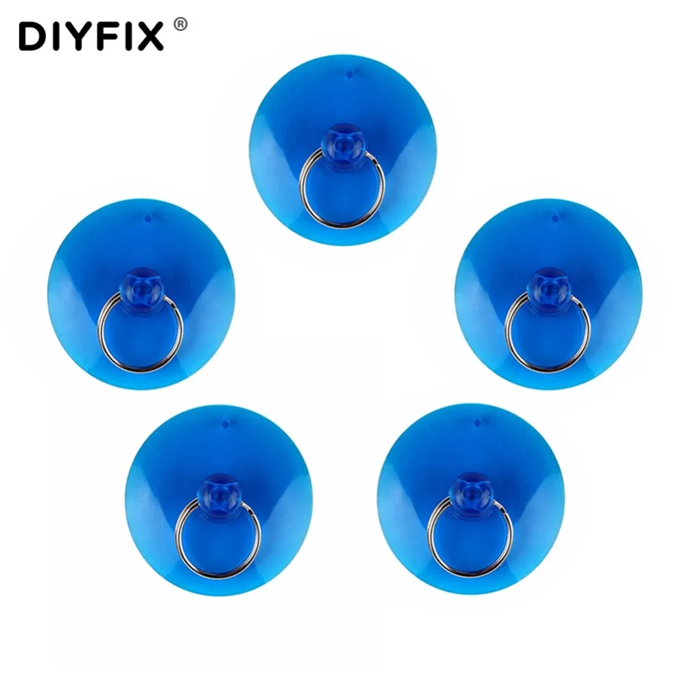 DIYFIX 5 шт сверхмощный открывалка на присоске с металлическим кольцом для ключей