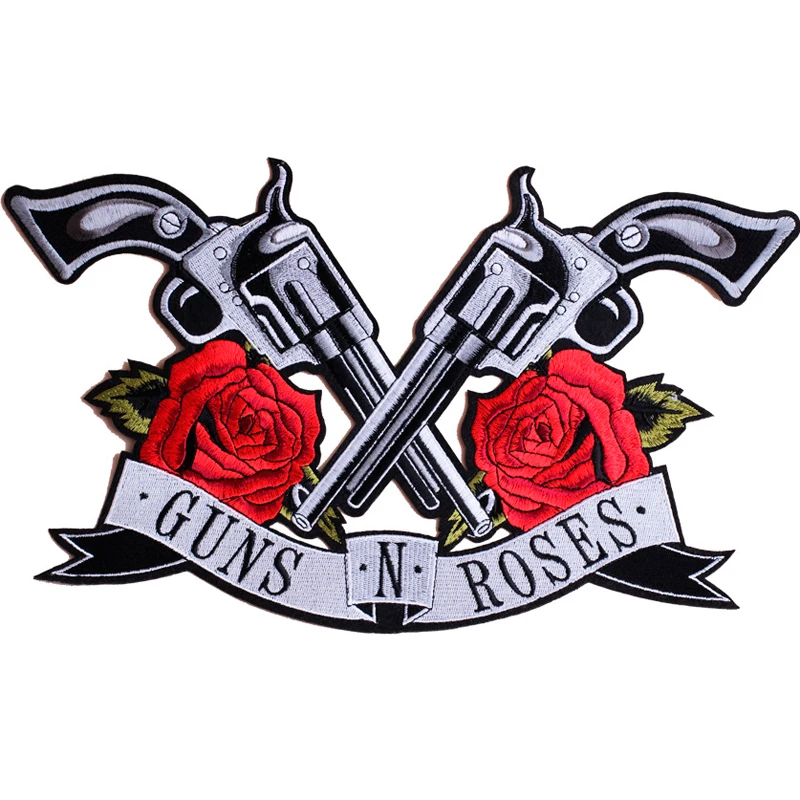 2018 Новое поступление пистолеты N Roses Большие Железные пятна No Remendar/патч вышитые