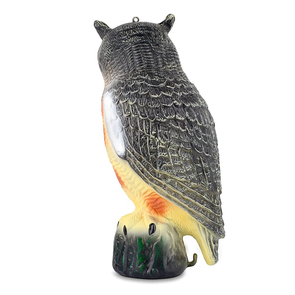 

Creative Hawk Decoy Bird Deterrant Garden Scarecrow Outdoor Bird Scarer Harmless Simulated Owl Pest Control