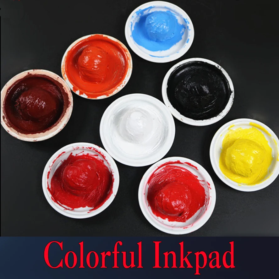 30 г/упак. Китайский традиционный красный Inkpad керамическая пластина уплотнение