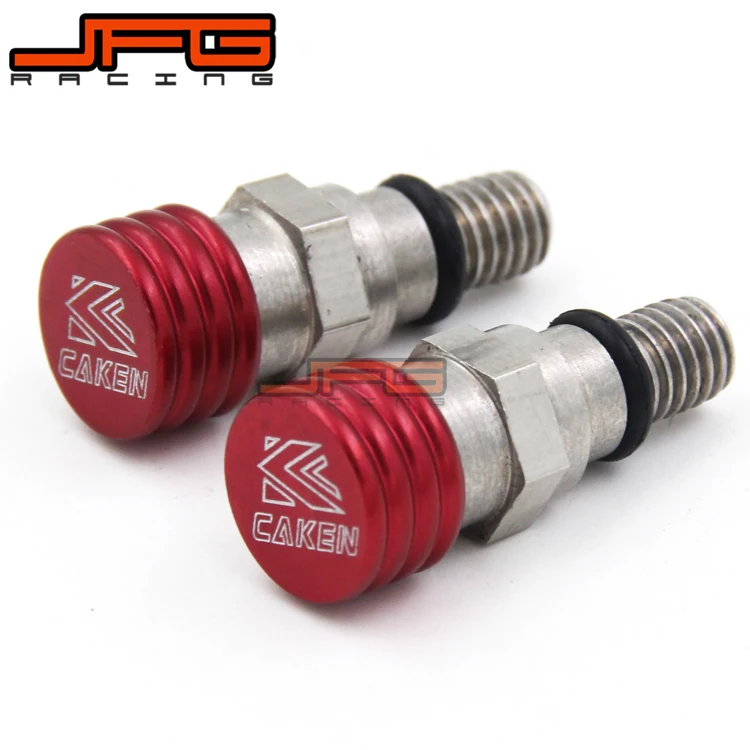 red M5 0,8 мм вилы воздуха выпускной клапан сброса CR125 CR150 CR250 CR500 CRF230 CRF250R CRF250X CRF450R CRF450X CRF 450R 450X - Цвет: red