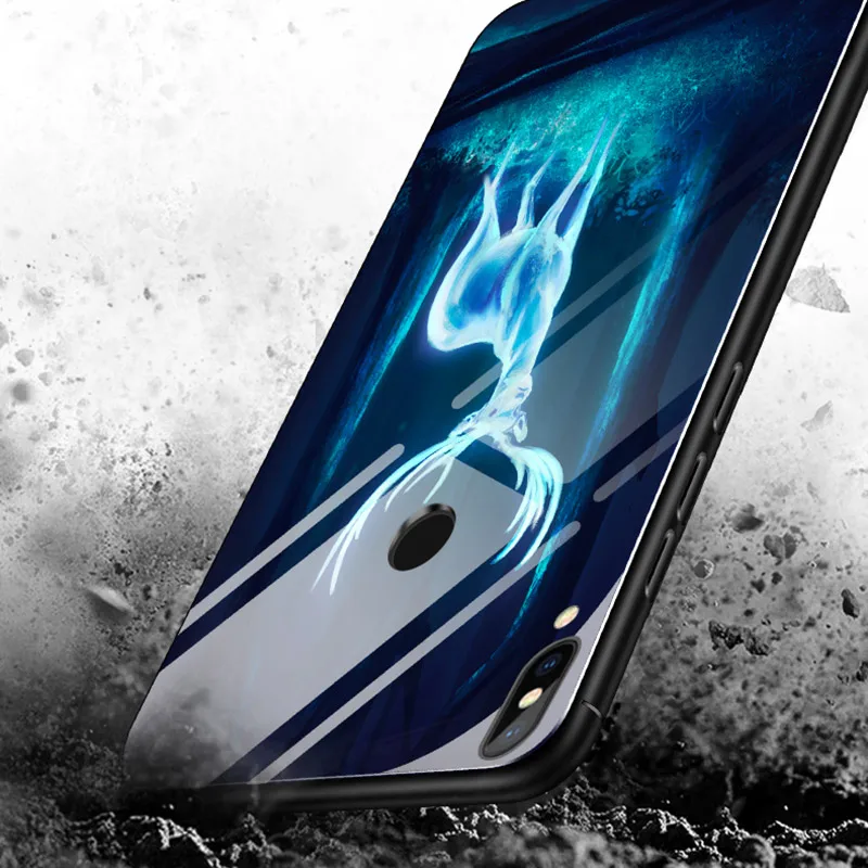Bfollow светящийся чехол для huawei Nova 3/3i/3E/2 S блестящий из закаленного Стекло Прочный