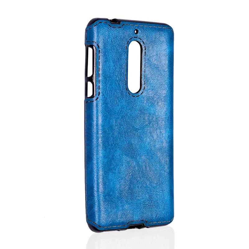 Для Nokia 5 Nokia5 силиконовый чехол цветной Crazy Horse силиконовый TPU+ PC кожа мягкая задняя крышка чехол для Nokia 5 Nokia5