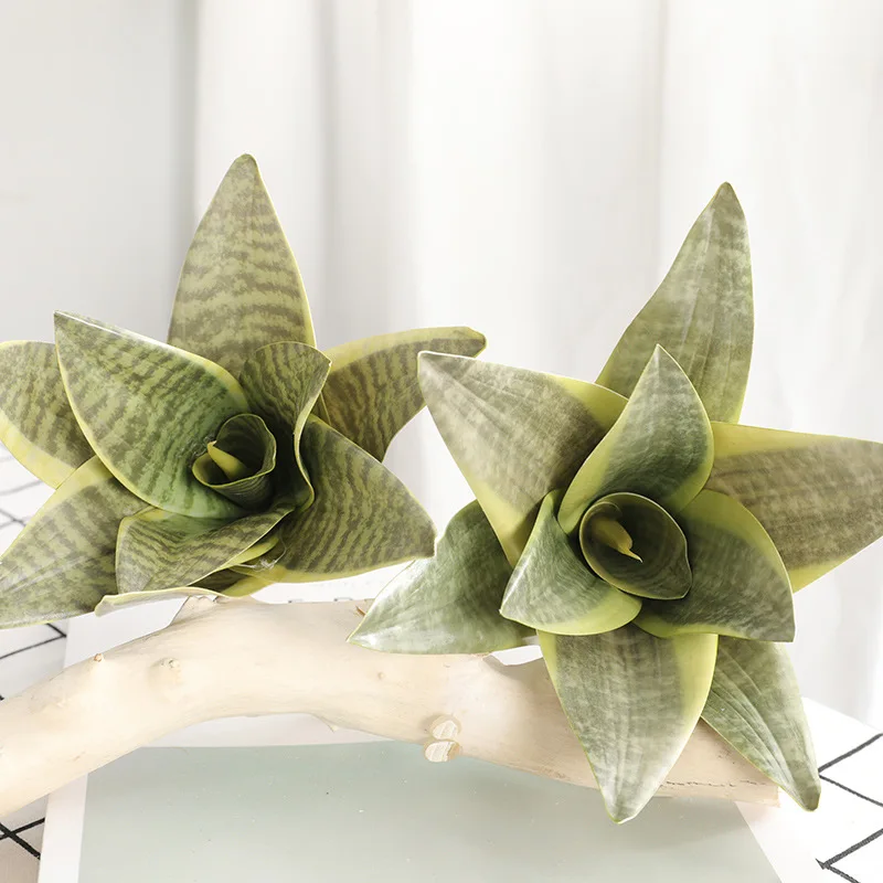 Искусственное растение Sansevieria 21 25 см искусственная трава большие листья 6/8/11