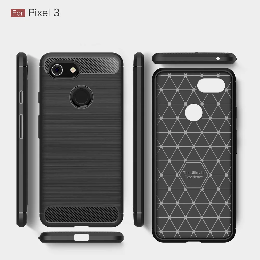 Чехол из углеродного волокна для Google Pixel 3 2/Google XL мягкий чехол 2 4 4xl 3A 3AXL телефона
