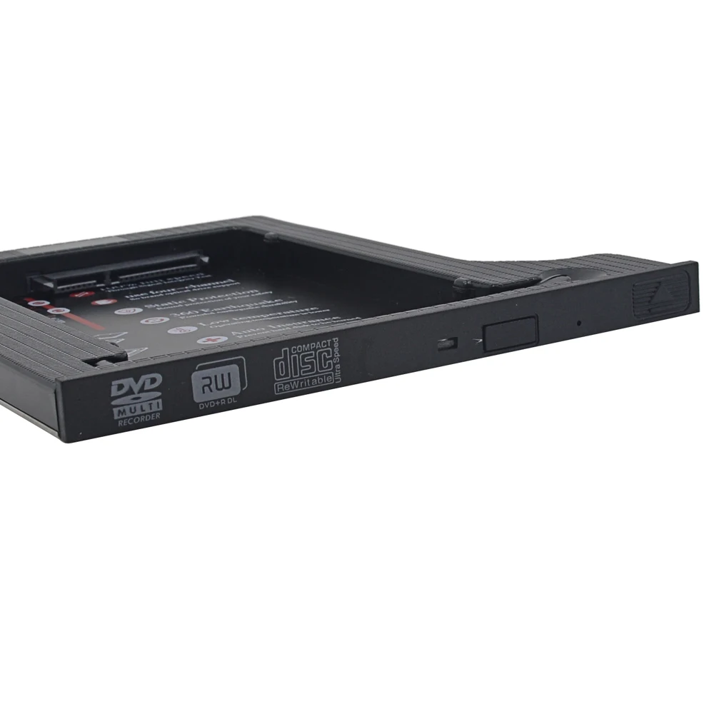 2nd HDD Caddy 9,5 мм SATA на SATA 3,0 для 2," SSD жесткий диск корпус+ двойной светодиодный для ноутбука cd-rom DVD-ROM
