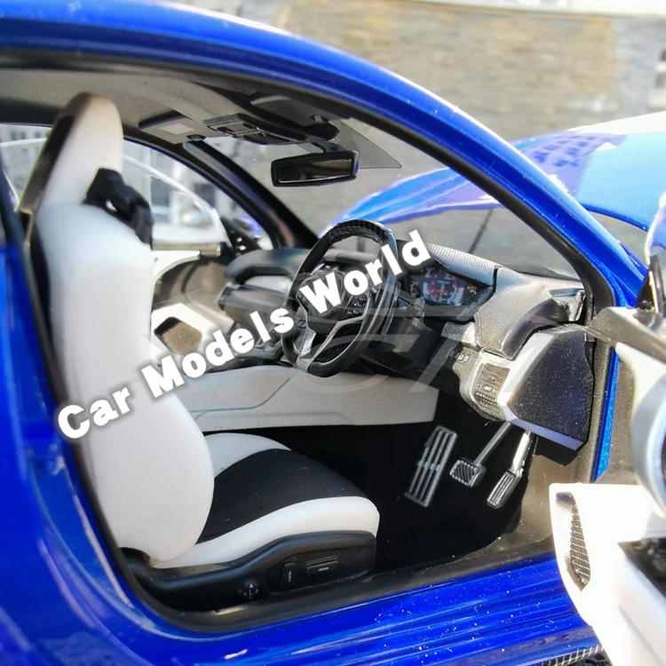 Литая под давлением модель автомобиля для KengFai NSX RHD 1:18(синий)+ маленький подарок