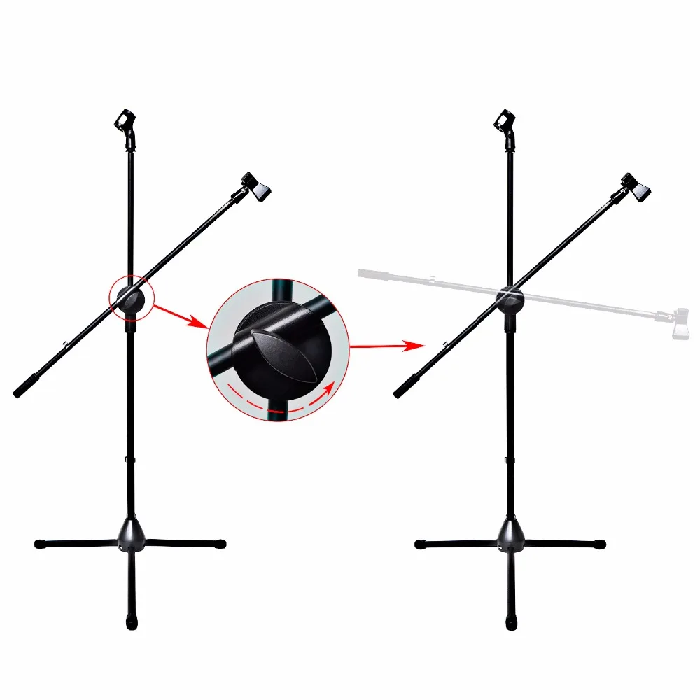 

Freeboss MS-017 Flexible Stage Microphone Stand Tripod Floor Microphone Stand Radio Microphone Stand