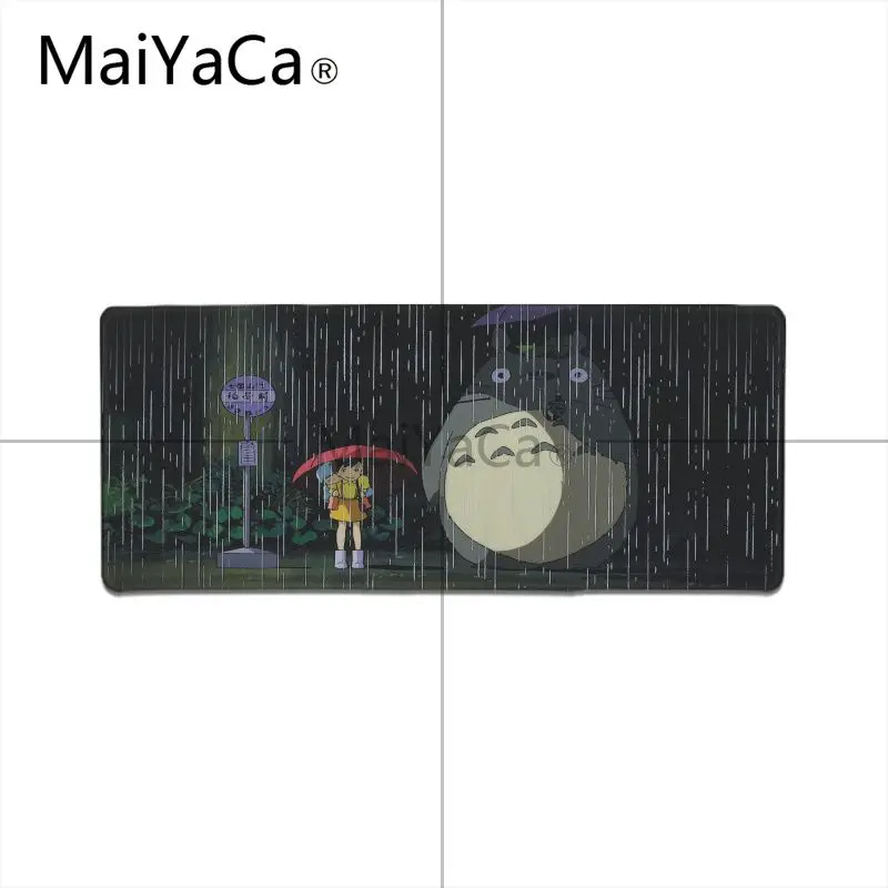 Lock Edge 40X90cm MaiYaCa Лидер продаж Аниме Тоторо и Друзья ноутбук игровые мыши коврик для мыши резиновый, большого размера игровой коврик для мыши - Цвет: Lock Edge 40X90cm