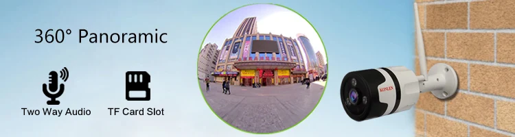 Панорамная 360 камера IP wifi беспроводная безопасность CCTV видео наблюдение видеокамера домашняя микрофон слот для карт памяти хранения