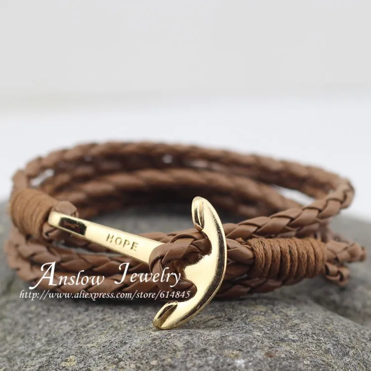 LOW0206LB Лидер продаж модные ювелирные изделия 85 см из искусственной кожи обертывание талисманы браслеты для женщин мужчин пара подарок