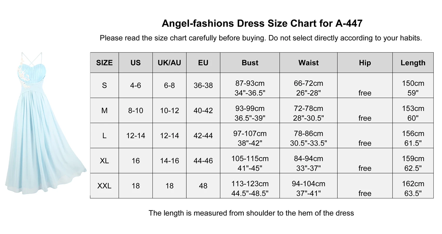 Angel-Fashion женские спагетти ремень плиссированная аппликация вечернее платье шифоновые вечерние платья Летние Кружева светильник синий 447