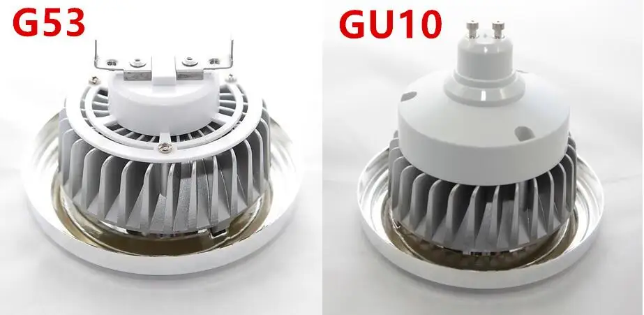 1 шт.! 12 V G53 GU53 затемнения светодиодный AR111 встроенный Точечный светильник, 12 Вт, 15 Вт, GU10 светодиодный AR111 свет ES111 Светодиодный прожектор AC85-265V