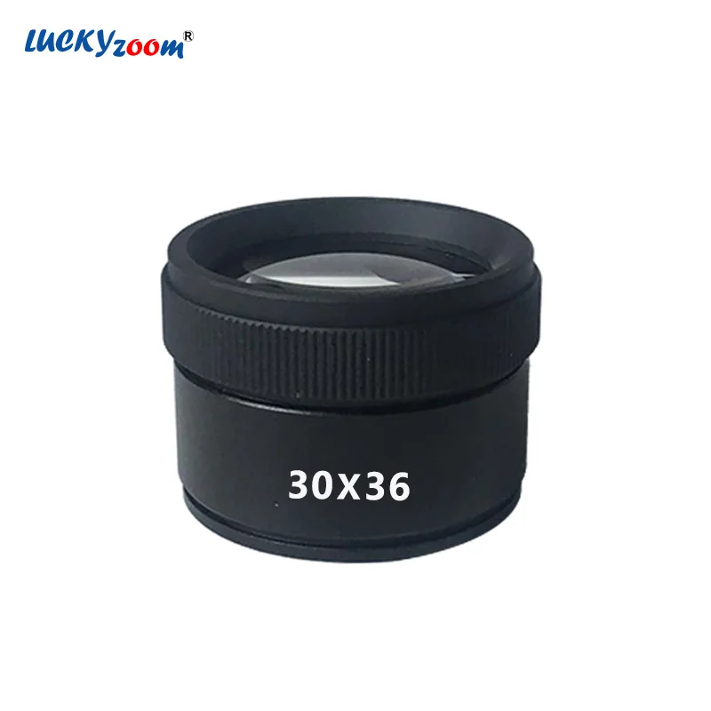 Ювелирная оптика Luckyzoom 30x36 мм лупа увеличительное стекло микроскоп для монет