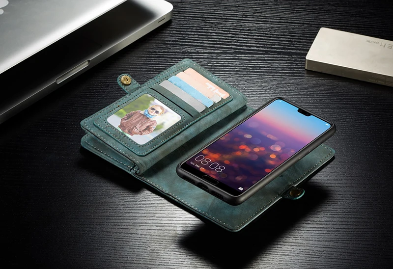 CaseMe из натуральной кожи кошелек чехол для телефона чехол для huawei Коврики 20 P30 P20 Pro/Коврики 20 P20 P30 многофункциональный чехол денежных карман для карт