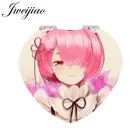 Складное мини-зеркало для макияжа, в форме сердца