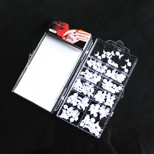 100 шт./лот белый ложный акриловый лак для ногтей Ультрафиолетовый гель украшение