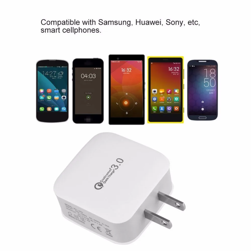 Топ QC 3 0 USB Wall Зарядное устройство Quick Charge 2 ЕС США Разъем для iphone samsung Xiaomi mi5 ViVo