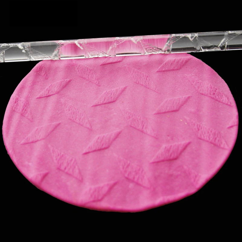 HOHGIULIA торт тесто ролик украшения торта Геометрическая акриловая скалка для теста