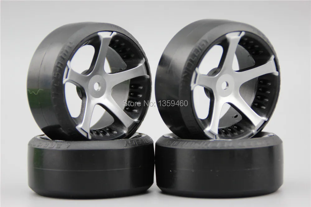 Предварительно приклеенные 4 шт. шины для дрифта с дистанционным управлением