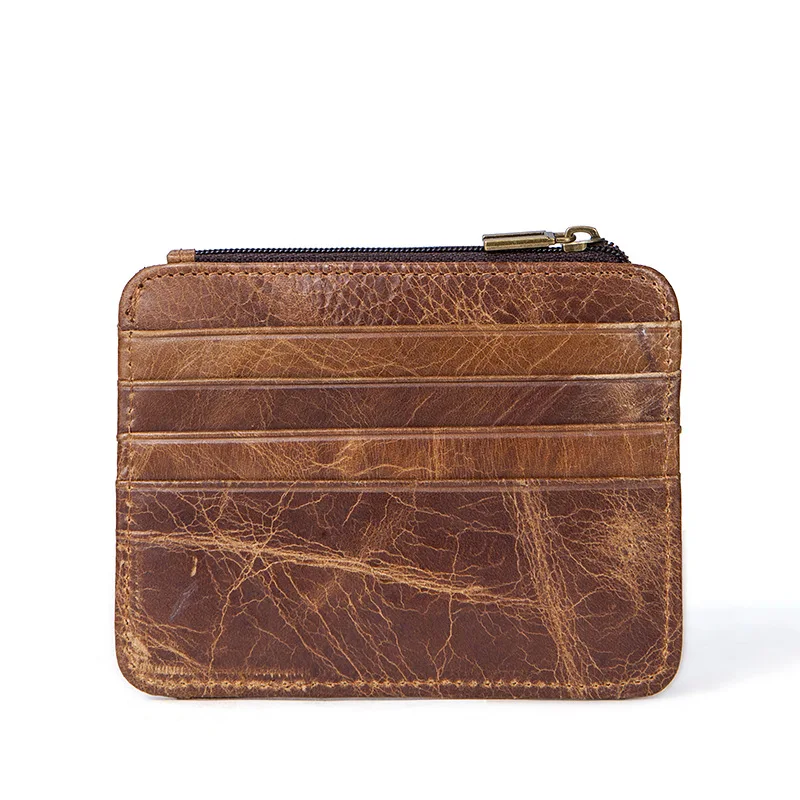 Мужской кошелек деловой держатель для карт банковских карты из натуральной кожи