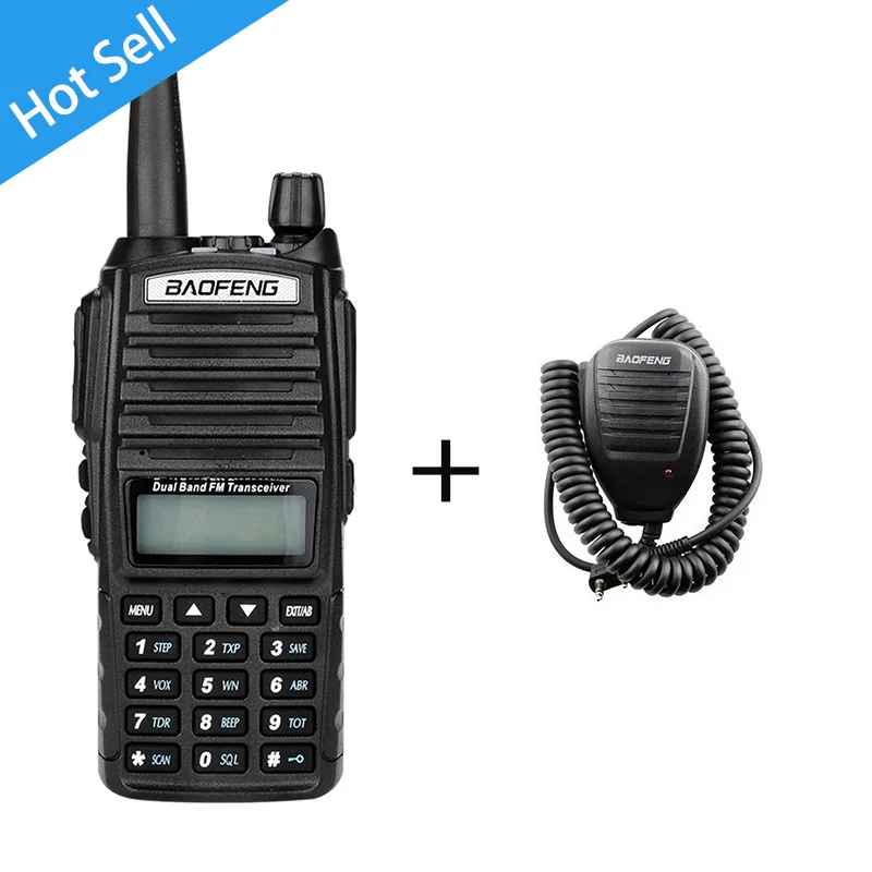 Рация BaoFeng UV-82 двухдиапазонный 136-174/400-520 MHz FM Ham двухсторонний радиоприемопередатчик BaoFeng 82 CB радио - Цвет: 82SM