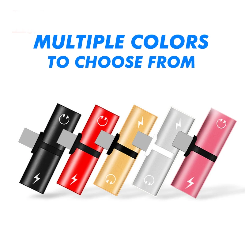 Разветвитель разъема Overfly зарядное устройство аудио адаптер для наушников