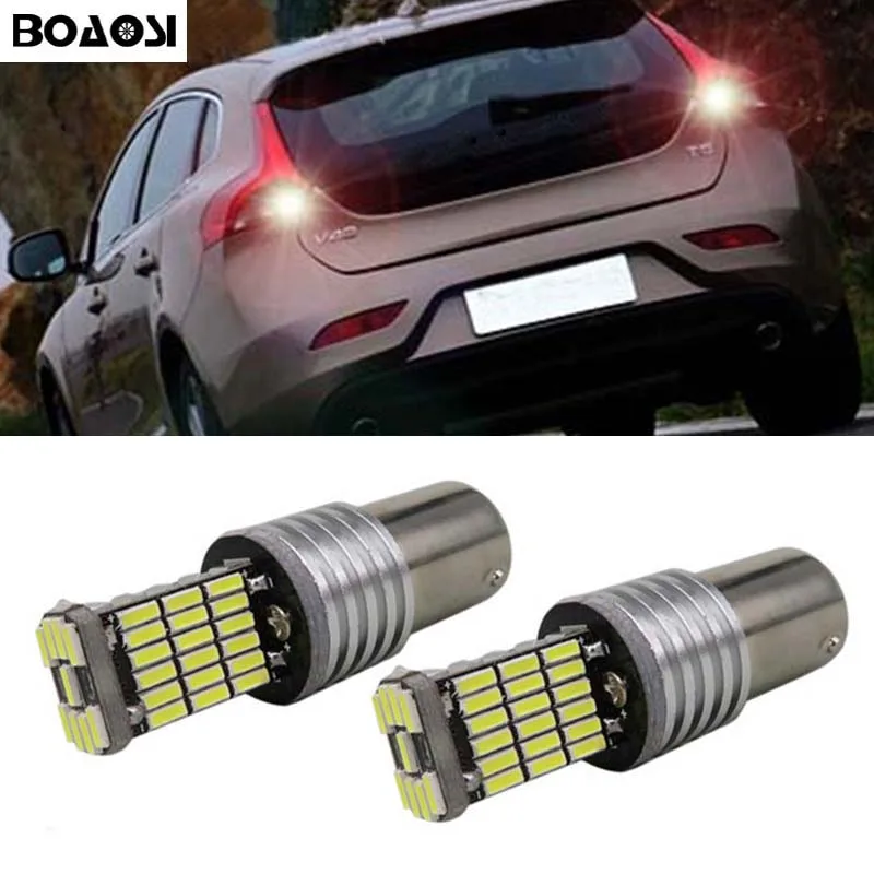 BOAOSI 2x1156 P21W Canbus Нет Ошибка светодиодный заднего хода хвост светильник лампы для