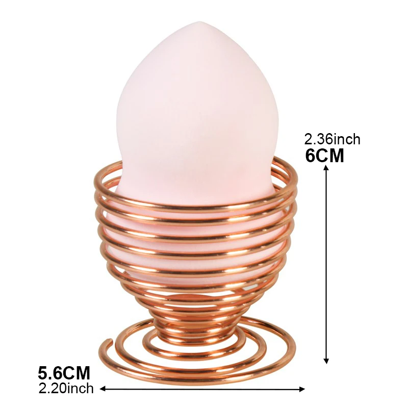 1 шт. косметический Органайзер для макияжа металлическая губка пудра подставка