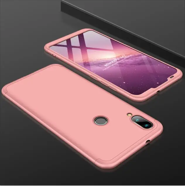 Для Xiaomi mi Play чехол 360 полная защита противоударный 3 в 1 чехол для телефона для Xio mi Play чехол - Цвет: Rose Gold