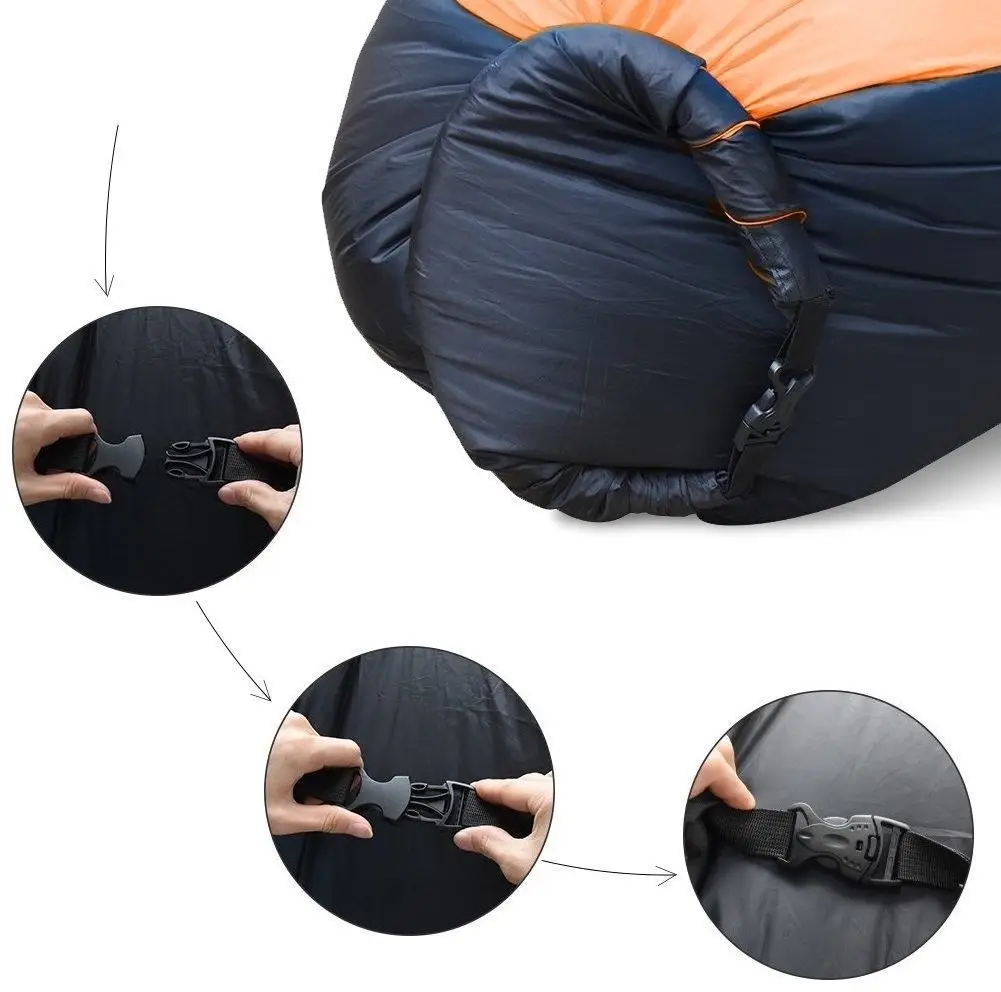 Ленивый надувной воздуха кровать лежак диван шезлонг Портативный спальный мешок