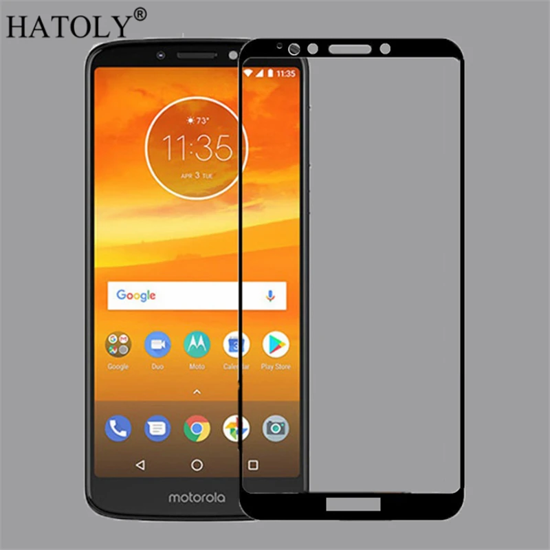 Для закаленного стекла Motorola Moto E5 стекло 3D 9H полное покрытие пленка Защита экрана