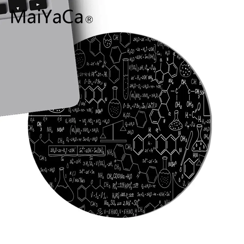 MaiYaCa новый дизайн я люблю химию индивидуальный ноутбук игровой круглый коврик