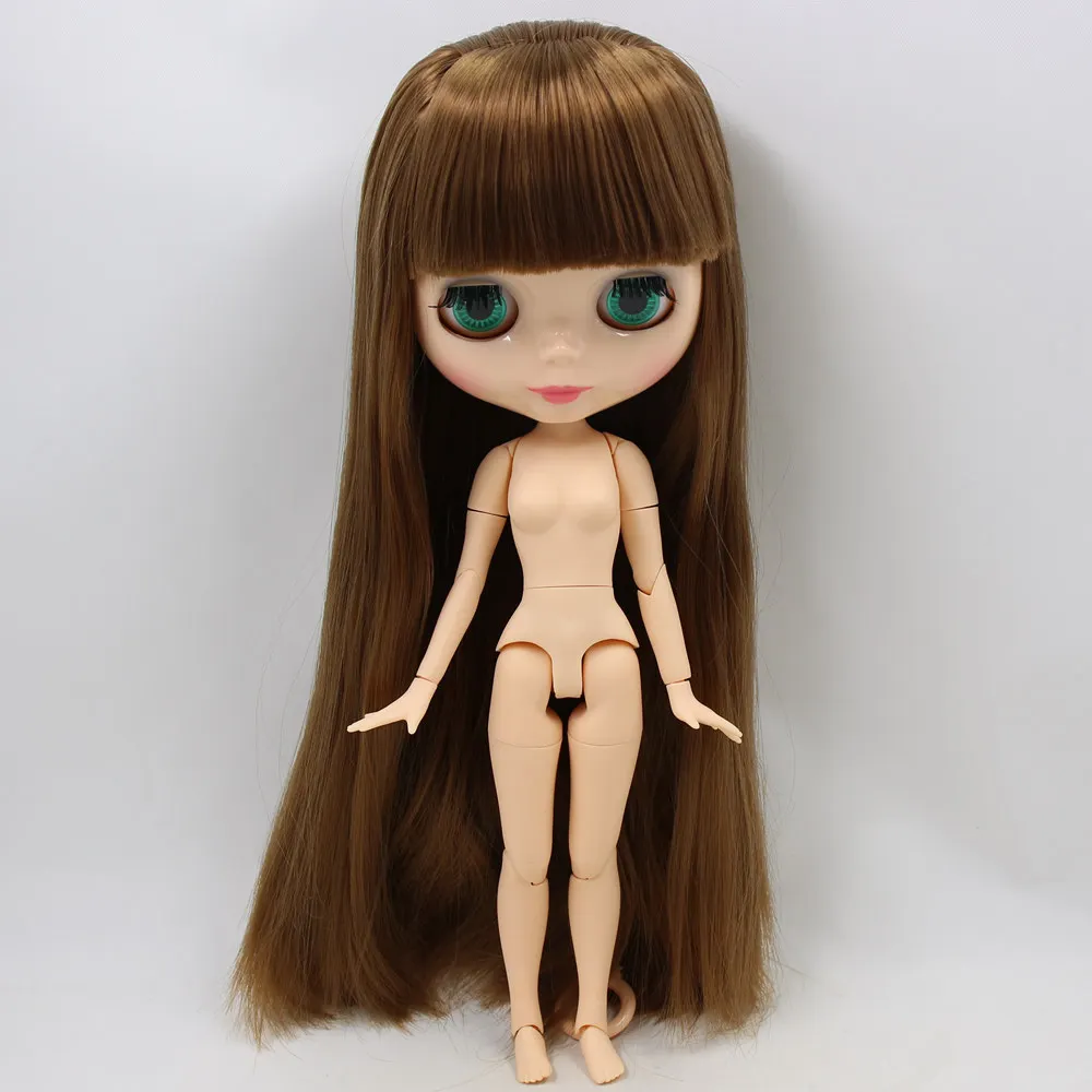 Ледяной DBS Blyth кукольные нет. BL0623 каштановые волосы шарнирное тело натуральную