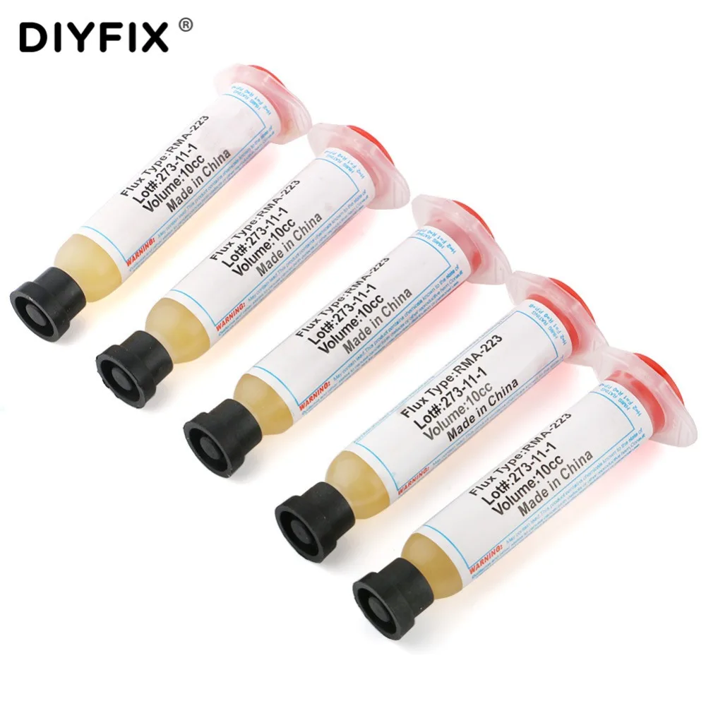 Паяльная паста DIYFIX пастообразный флюс SMD SMT PCB запасные части 10cc для ремонта пайки