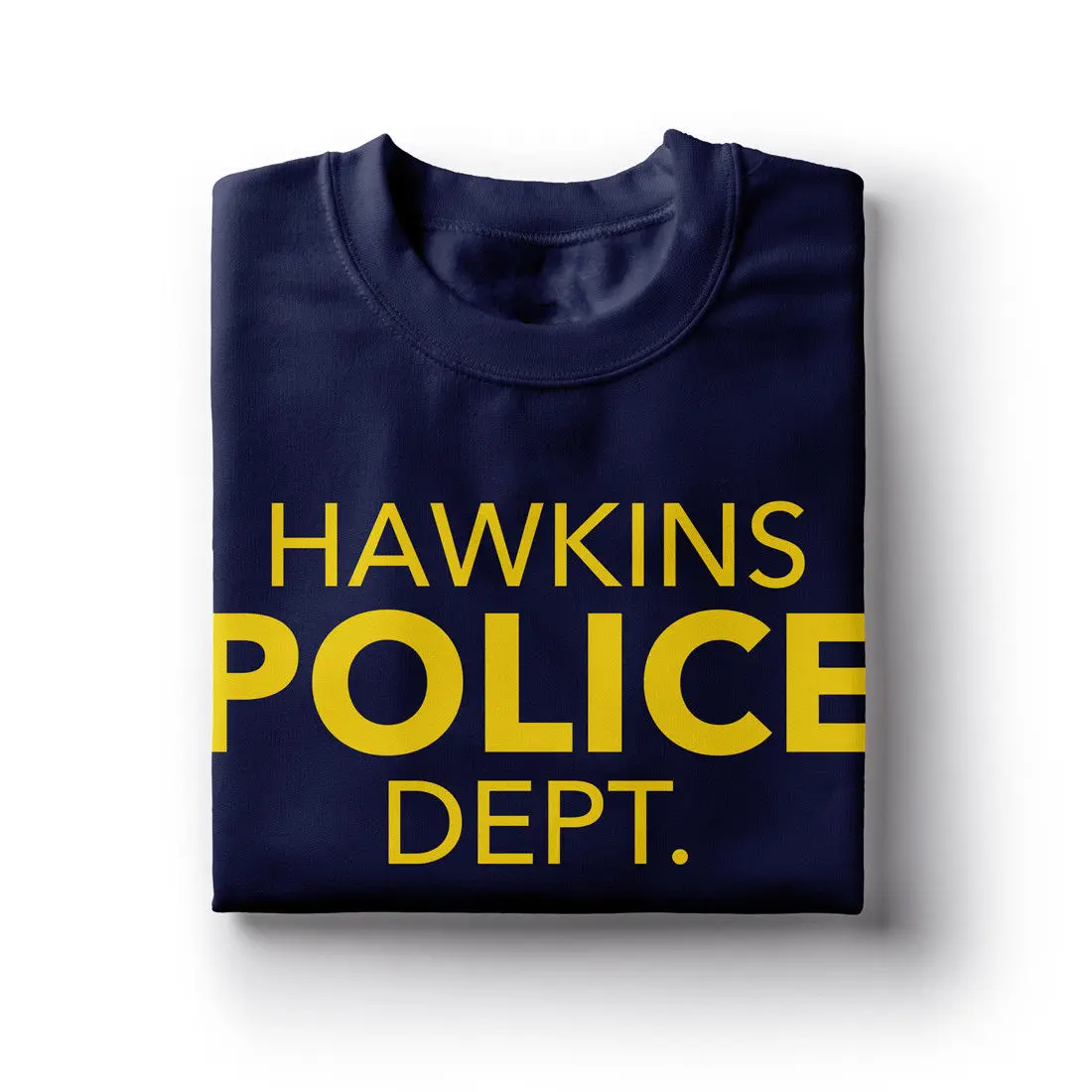 Hawkins Police Dept вдохновленная странными вещами футболка с принтом мужские футболки