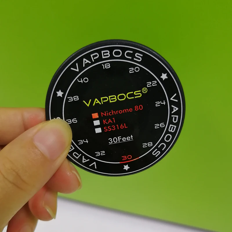 30 футов/roll 30Ga нихромовый нагревательный провода для электронных сигарет Rda RTA RDTA