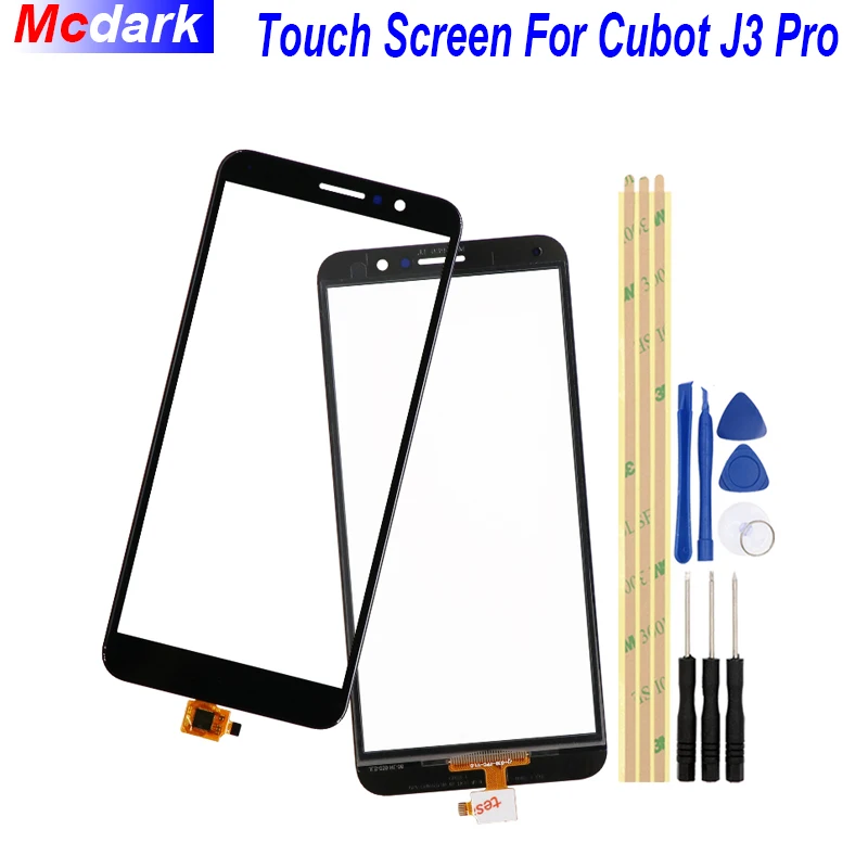 5 дюймов сенсорный экран для Cubot J3 Pro сенсор передняя внешняя стеклянная линза
