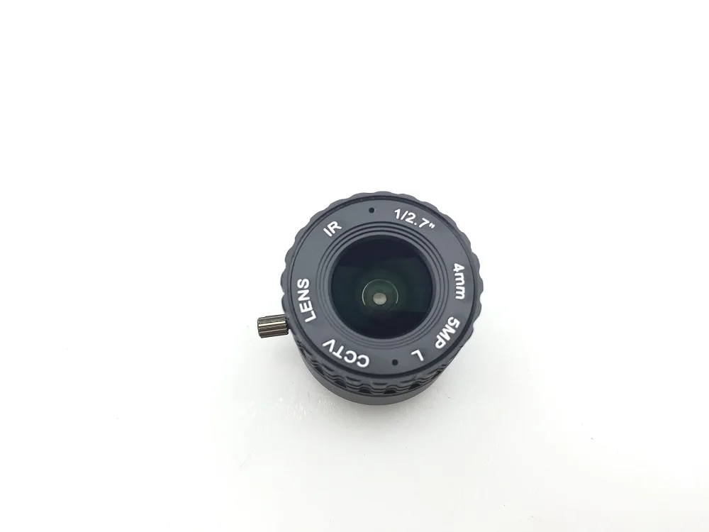 CCTV 1/2. " F1: 1,2 фиксированная диафрагма, инфракрасная съемка 4 мм HD 5.0MP CS крепление объектива для камеры видеонаблюдения