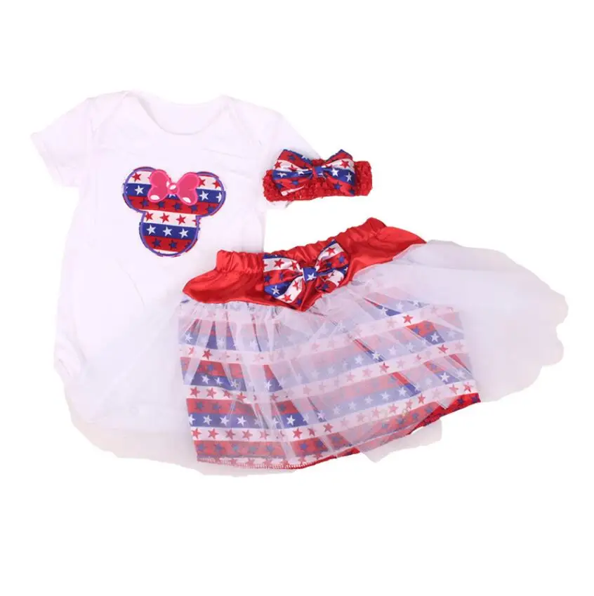 Комбинезон на день рождения с короной для маленьких девочек юбка-пачка бантом