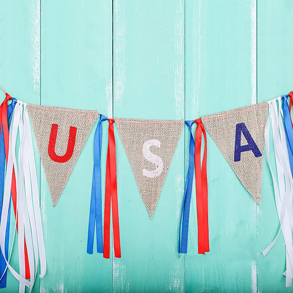 2019 горячие новые продукты американский День Независимости вечерние флаги