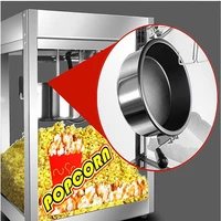 commercial household healthy mini hot air oil free popcorn making machine corn poping popper 1400w 1pc