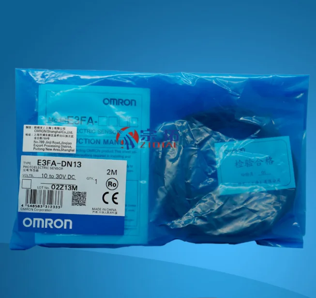 Оригинальный новый цилиндрический фотоэлектрический датчик Omron E3FA-DN13 2M высокого