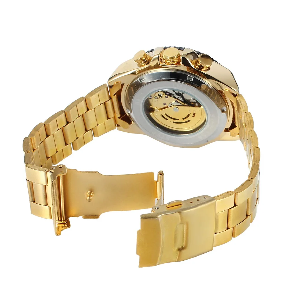 Часы наручные WINNER Мужские механические брендовые Роскошные крутые