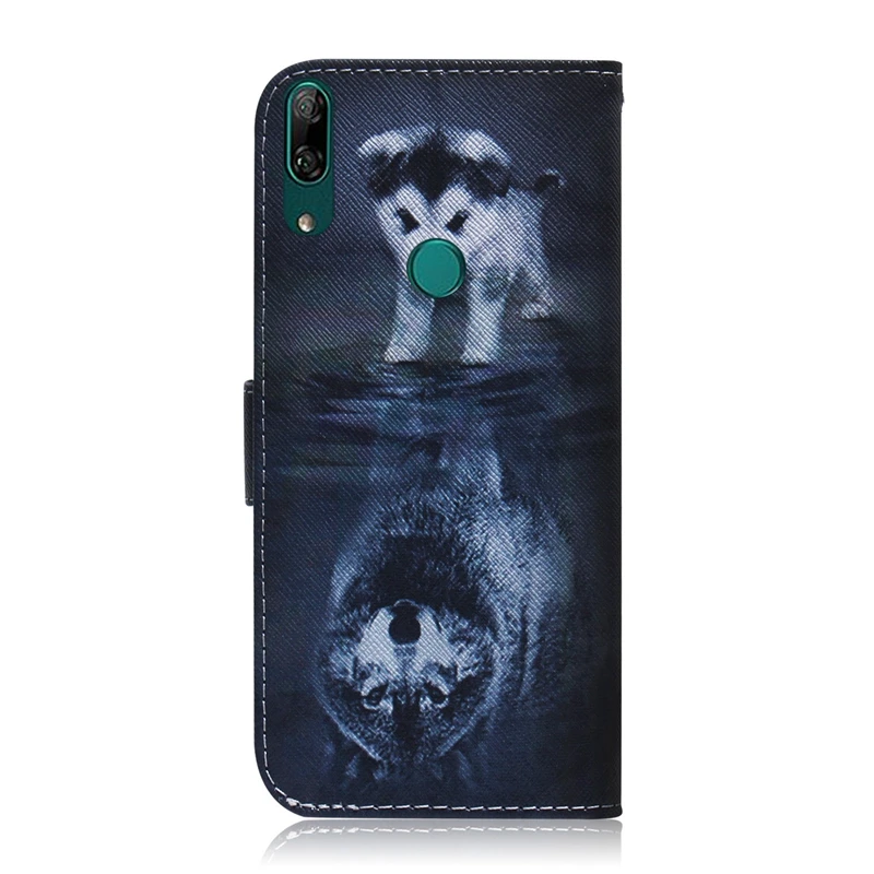 Чехол для Etui Huawei P Smart Z магнитный откидной бумажник с животными чехол Plus 2019 Huwawei