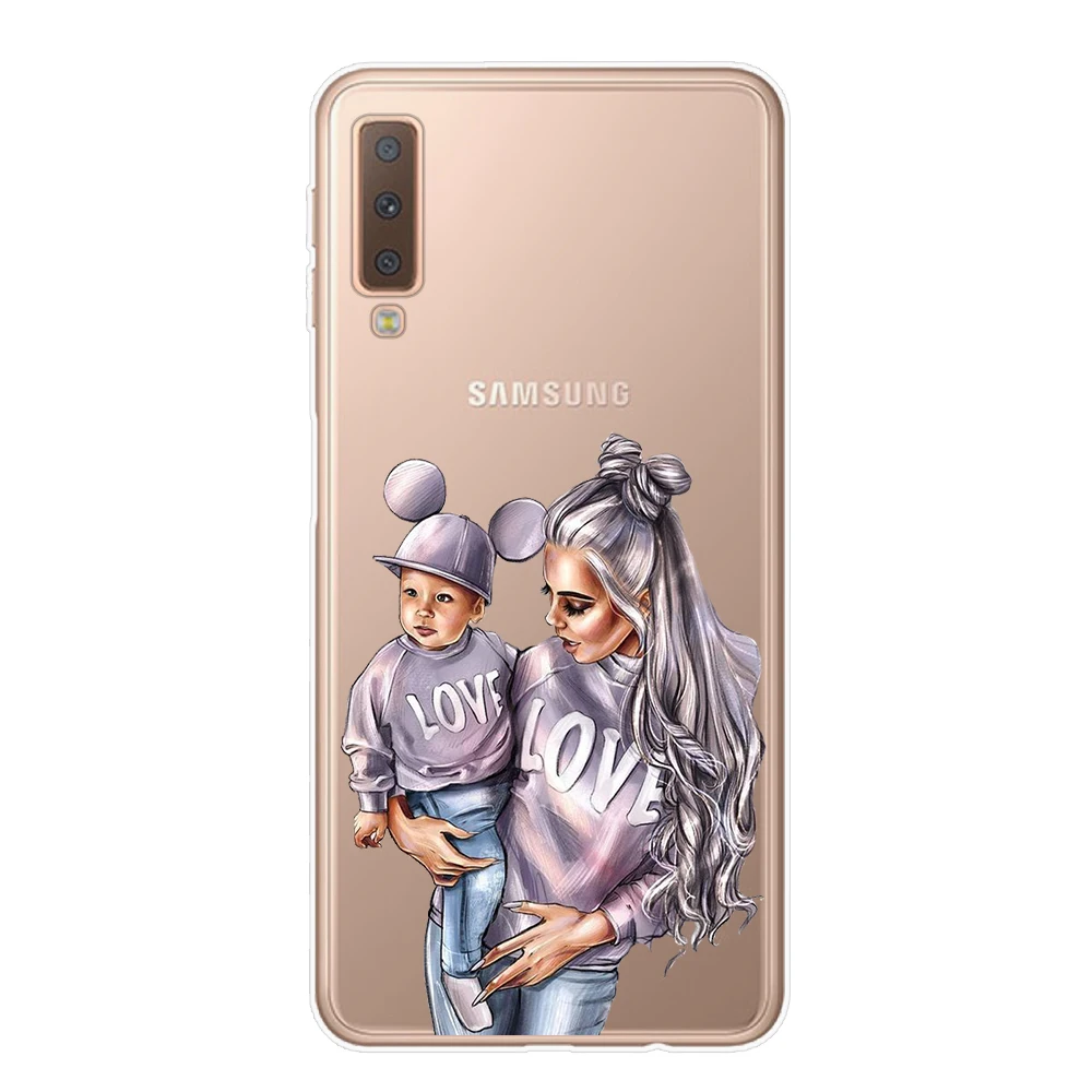 Чехол из ТПУ для Samsung Galaxy A10 A20 A30 A40 A50 A60 A70 A80 A6 A8 Plus A7 A9 2018|Бамперы| |