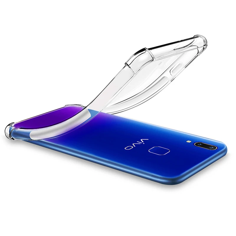 Противоударный мягкий прозрачный чехол для Vivo V11i Y91 Y91i Y91c Y93 Y93s Y95 силиконовый