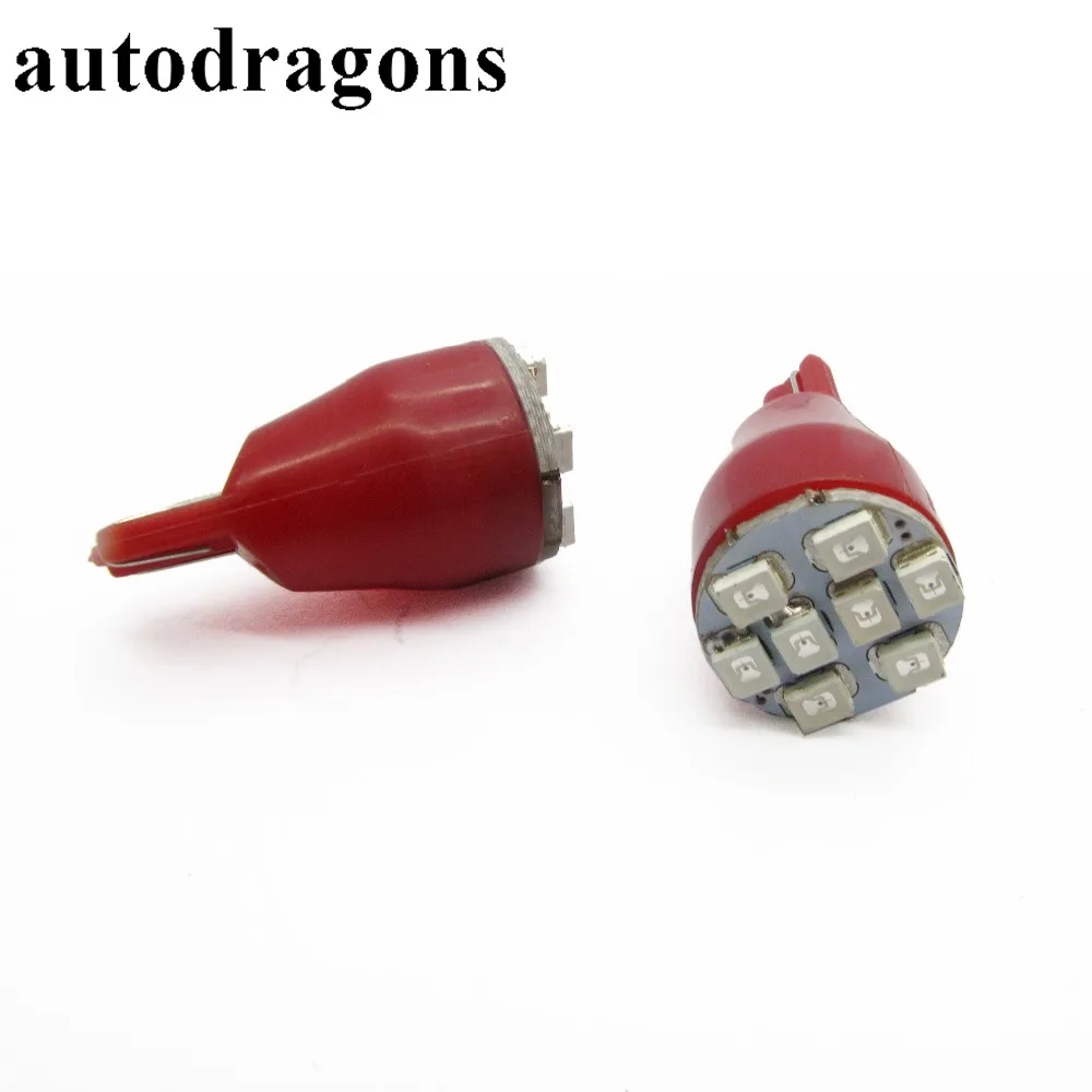 10 шт. светодиодные лампы для пинбола autodragon 3528SMD 12В 13В T15 921 #906|led wedge lights|led 1010 led |